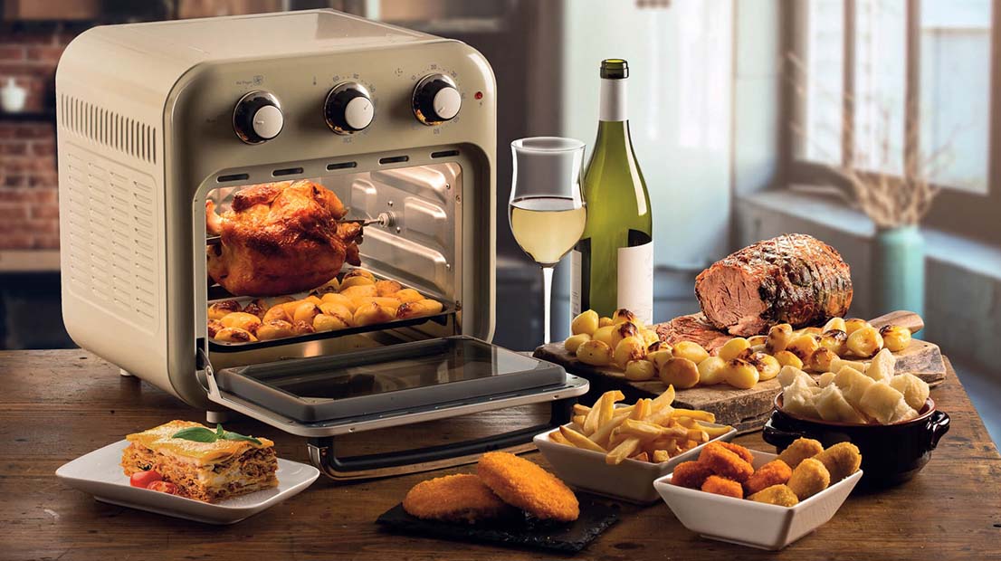 Ariete 4632 Luchtfriteuse en Oven – Vintage design met modern kookgemak
