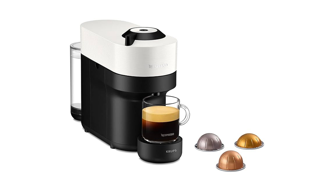 ☕ Nespresso Krups XN9201 Vertuo Pop Coconut White – compact, stijlvol en veelzijdig